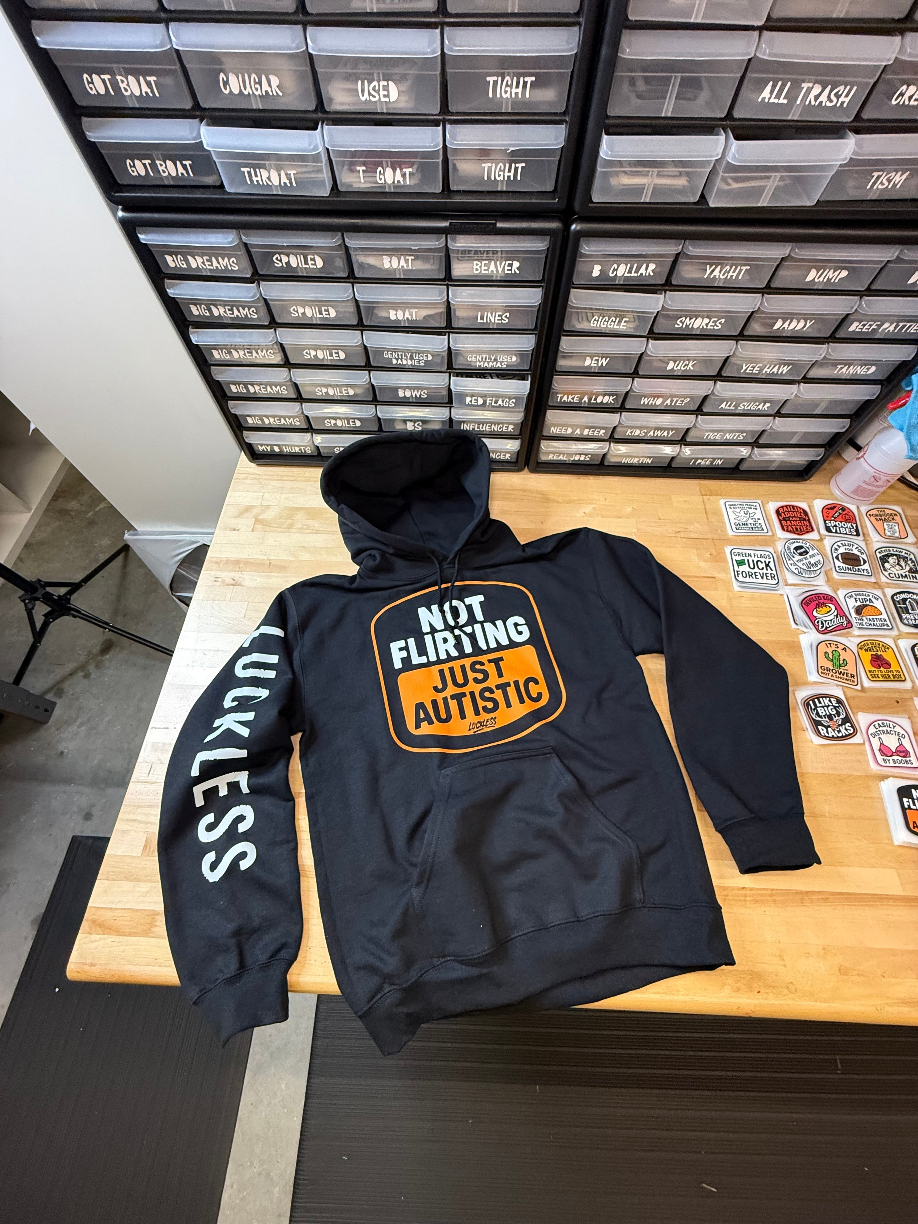 Not Flirting Hoodie