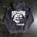 Dopamine Pullover Hoodie Vintage Black